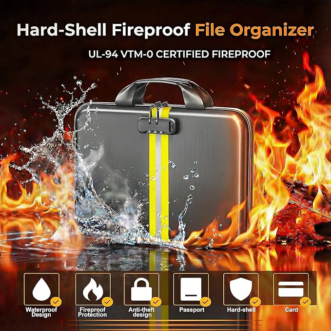 Fireproof Document Organizer - Image 2