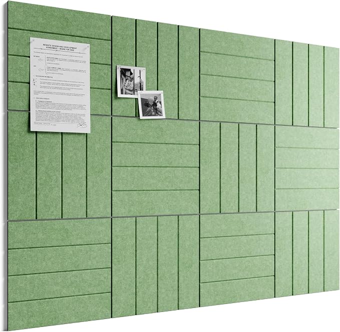 Bumusty Large Cork Board Alternative-48 x 36" Felt Bulletin Board Tiles by BUMUSTY