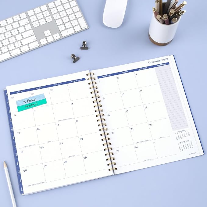 Mead Cambridge 2027 Planner, Weekly & Monthly, 8.5" x 11" - Image 3