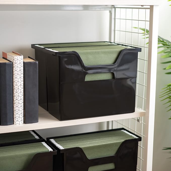 IRIS USA Medium Portable Desktop File Box - Image 8