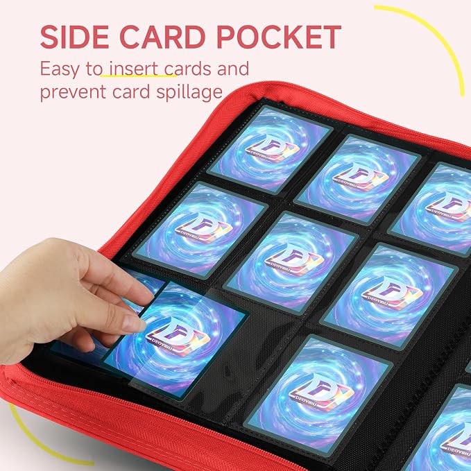 9 Pocket Card Binder, 360 Pockets Trading Card Binder, Double Sided Pocket - Image 5