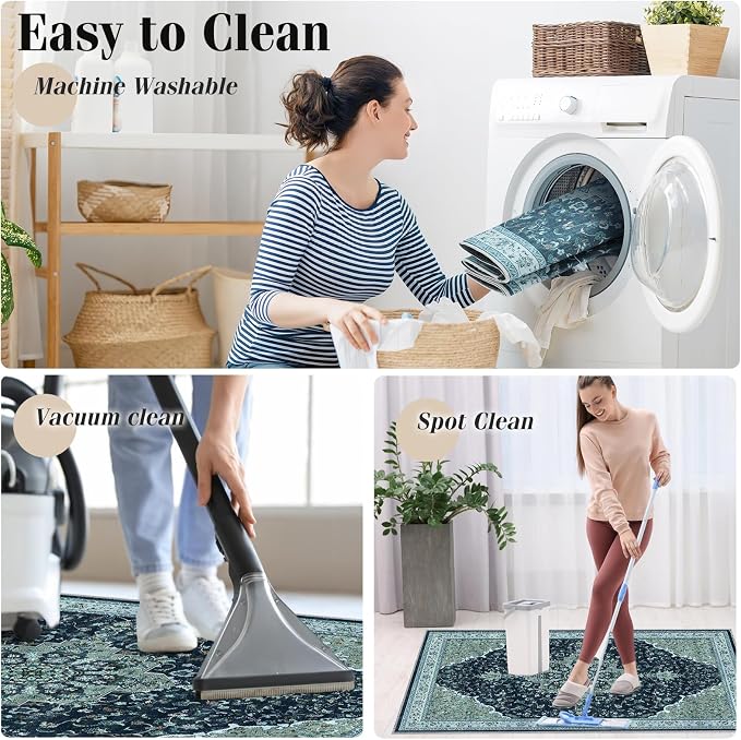 Office Chair Mat for Hardwood Floor&Tile Floor, Under Desk Rug for Rolling - Image 6
