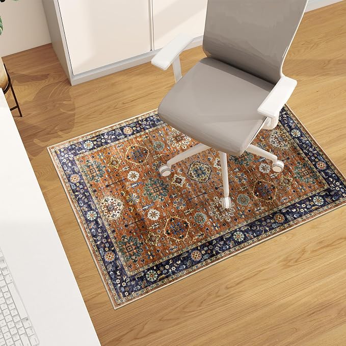 Office Chair Mat for Hardwood Floor, Machine Wash by CHAKME