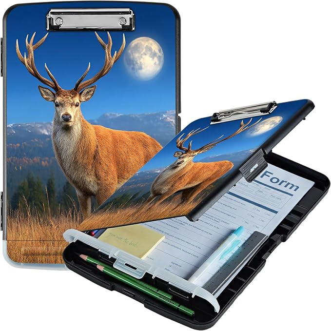A4 Clipboard with Storage Pen Holder, Clipboards Organizer Nursing Clipboard by Unknown