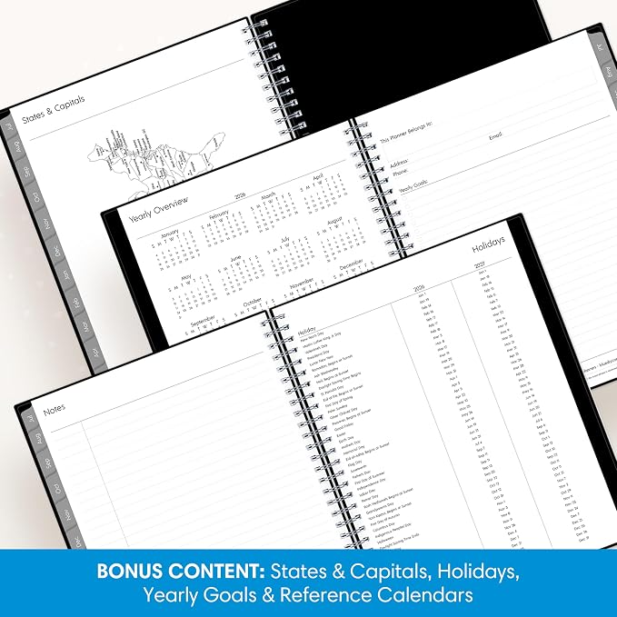 Blue Sky Weekly and Monthly Academic Year Planner Calendar, July - Image 5