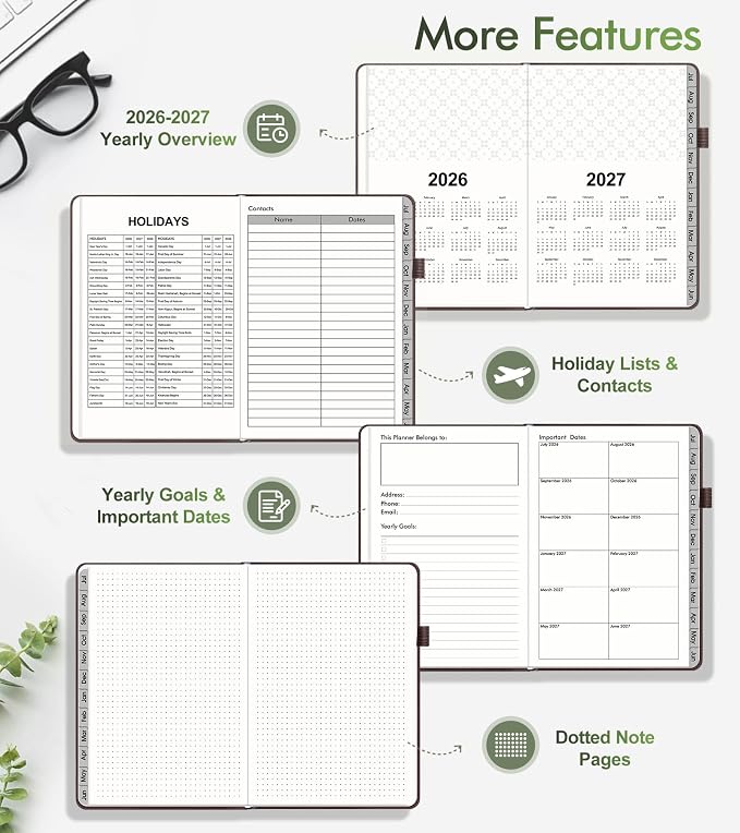 Planner 2026-2027, Academic Weekly and Monthly Calendar Planner from July 2026 - Image 6