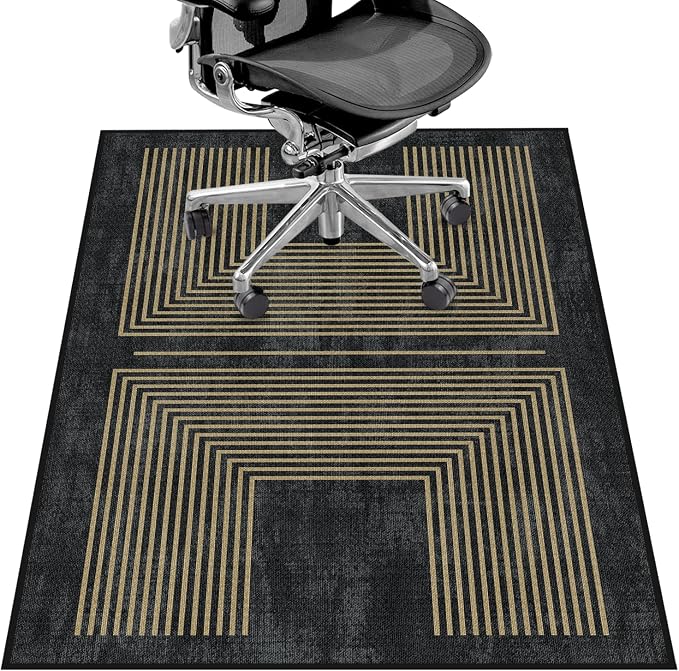Office Chair Mat for Hardwood Floor&Tile Floor, Under Desk Rug for Rolling by LreedyMat