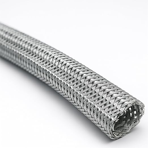 Electriduct 3/8" Hook Self Closing Sleeve Braid Wrap Around Sleeving Flame by Electriduct