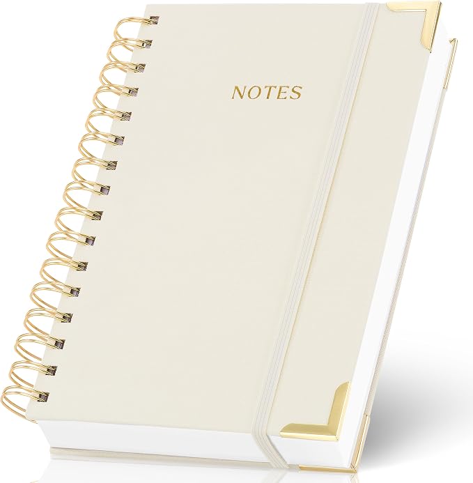 Aesthetic Thick Spiral Notebook Journal by ZICOTO