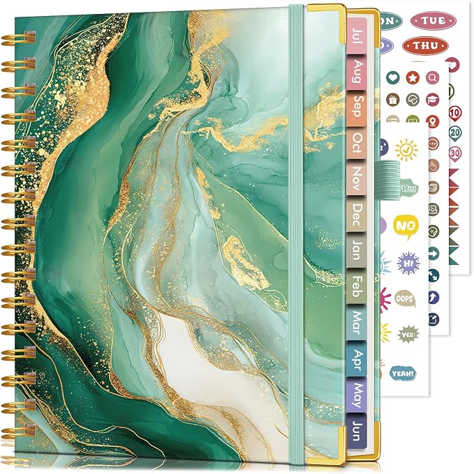 Academic Planner 2026-2027, Hardcover Leather Weekly and Monthly Calendar by Unknown