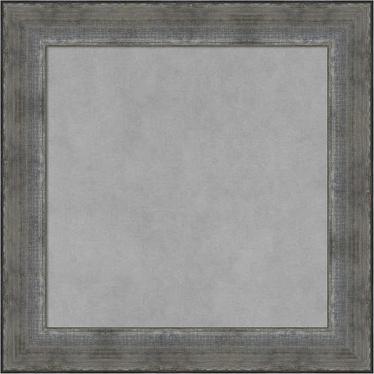 Amanti Art Silver Framed Magnetic Board 20x20 Small Vision Board by AmantiArt