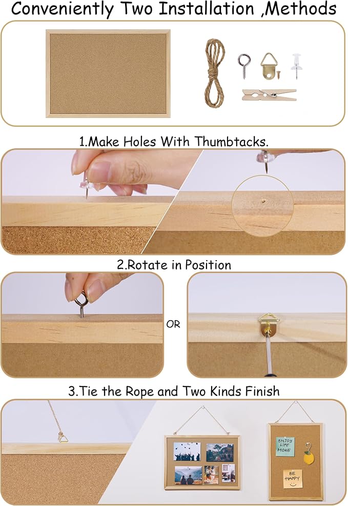 DAHAPYBOO Cork Board for Office - Image 3