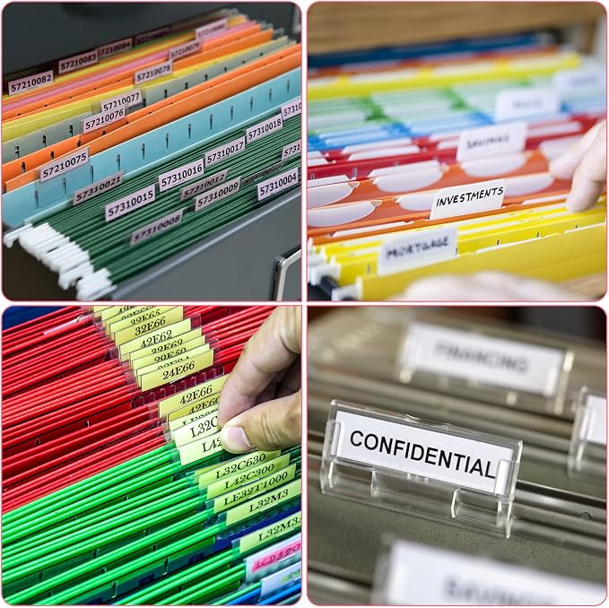 Sepamoon 40 Pcs Hanging File Folders Extra Capacity File Folders Letter Size - Image 6
