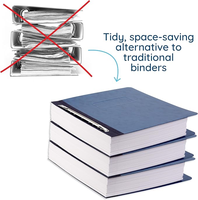 25 Blue Summit Supplies Pressboard Report Cover, Pressboard Binder 8.5x11 - Image 4
