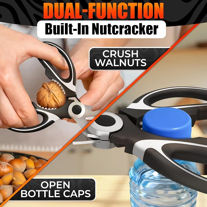 2 Pcs Heavy Duty Kitchen Scissors - Image 8