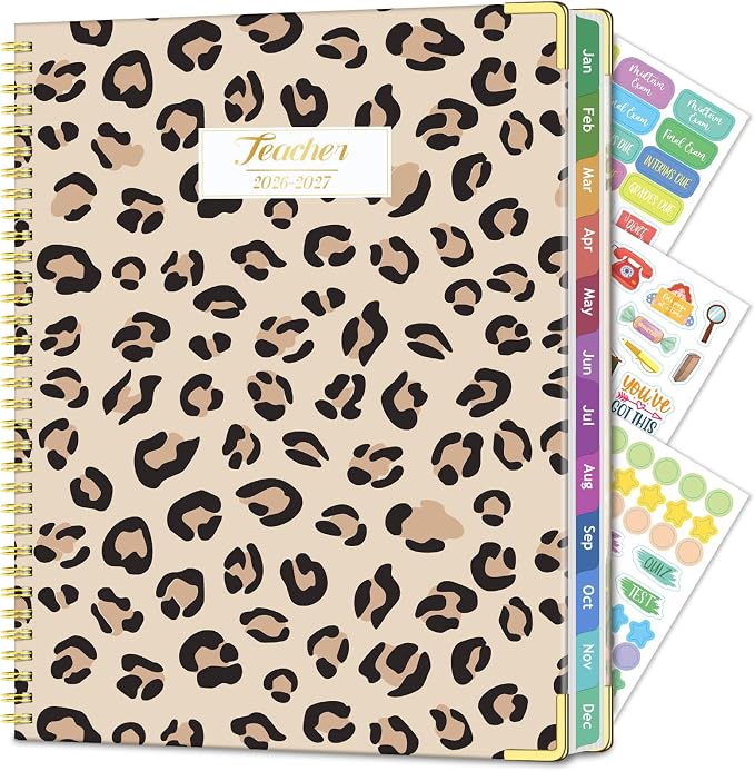 Teacher Planner 2026-2027, Jul 2026-Jun 2027 Academic Year, 8.5" x 11" Lesson by Unknown
