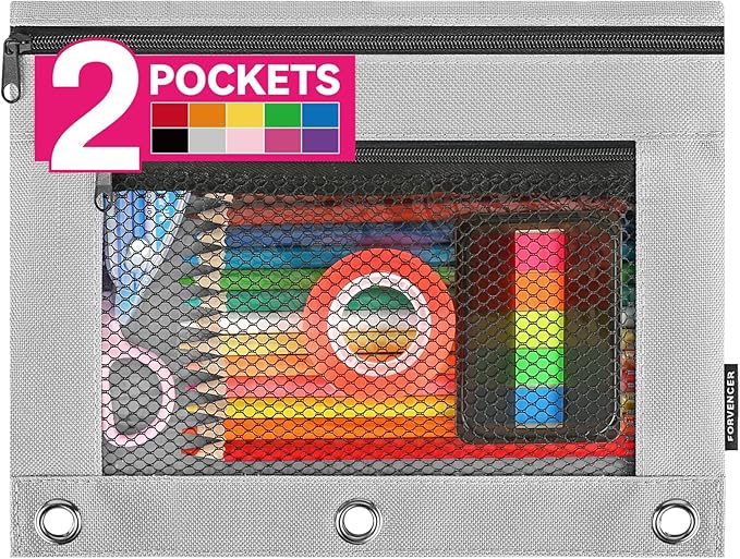 Forvencer Adorable Zipper Pencil Pouch, Cute Zipper Pouch by Forvencer