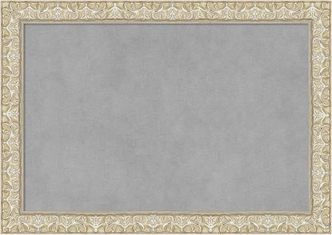 Amanti Art Silver Framed Magnetic Board 14x20 Small Vision Board by AmantiArt