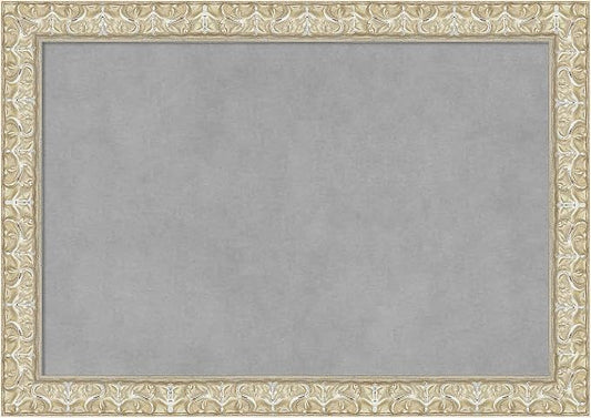 Amanti Art Silver Framed Magnetic Board 14x20 Small Vision Board by AmantiArt