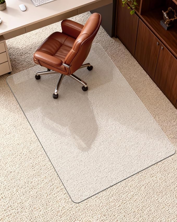 Soimeat Hard Frosted Office Chair Mat by Soimeat