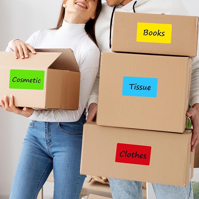 PARLAIM 5 x 3 inch Colored Inventory Stickers - Image 6