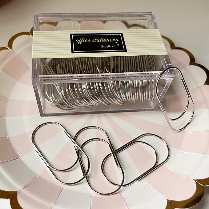 Silver Jumbo Paper Clips - Image 7