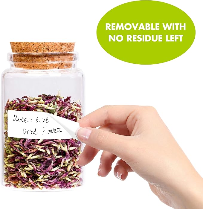 1000 Blank Removable Freezer Labels Water Oil Resistant - Image 4