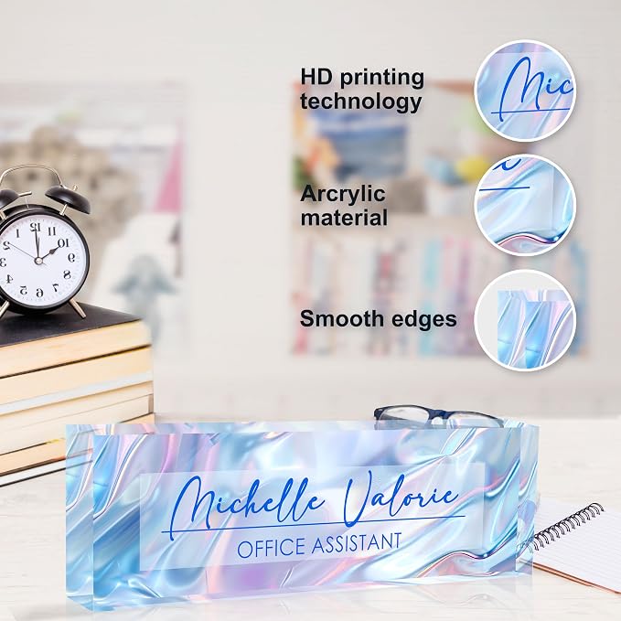 Personalized Office Name Plate, Custom Name Plate - Image 5