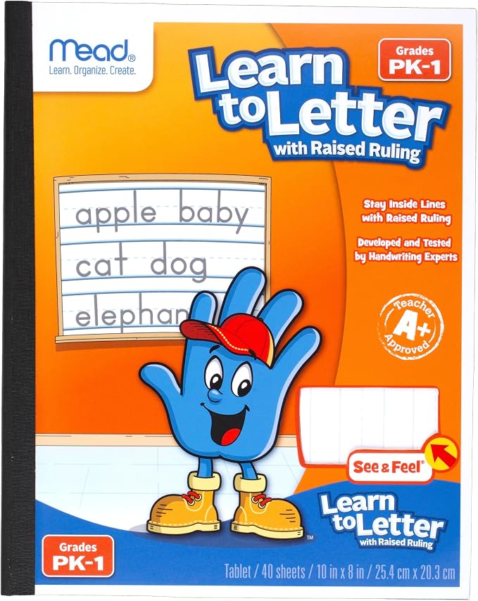 Mead Learn to Letter Writing Tablet, Handwriting Practice Pad Grades PK-1 - Image 6