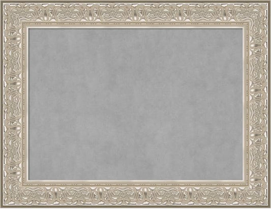 Amanti Art Silver Framed Magnetic Board 27x35 Medium Vision Board by AmantiArt
