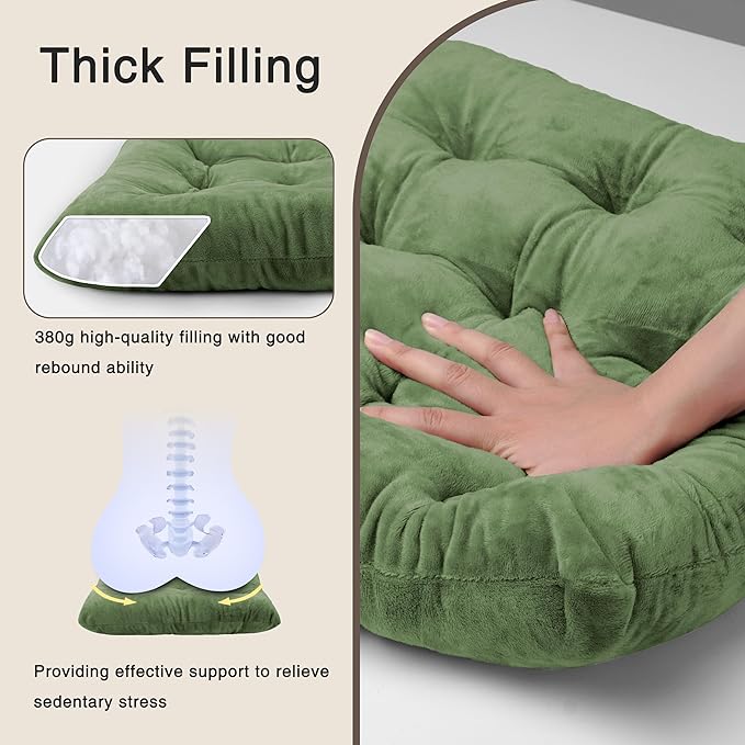OVOV 4 Pack Chair Cushions for Dining Chairs Soft Seat Cushions for Kitchen - Image 6