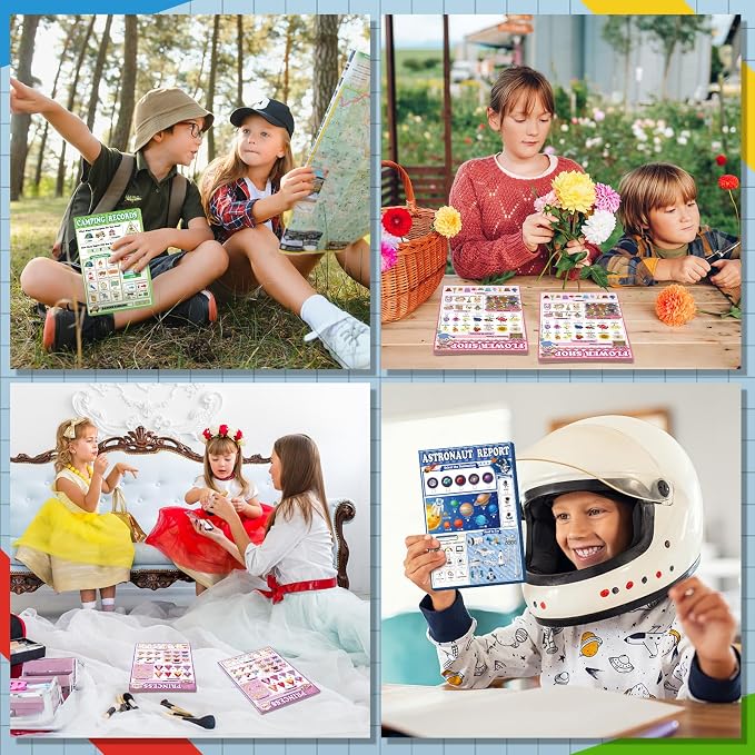 Eaasty Kids Pretend Play Notepads 4 x 6 Inch Pads - Image 6
