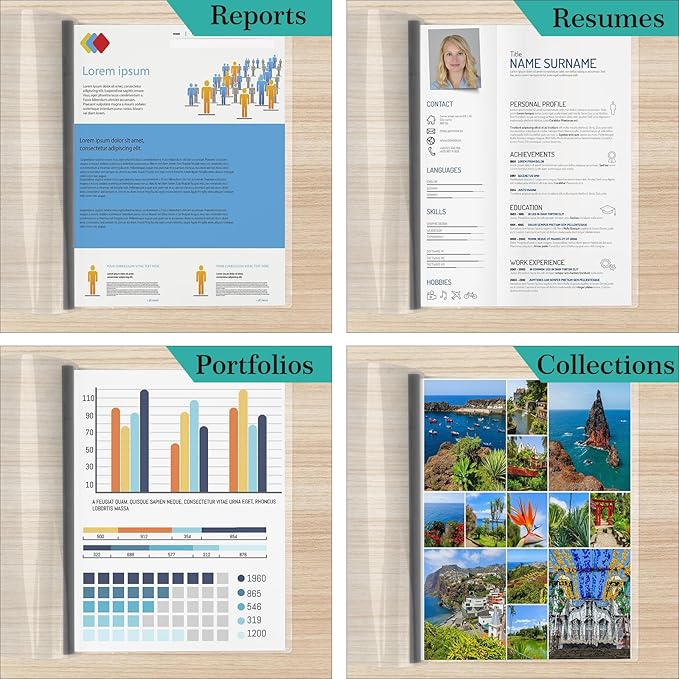 Dynta 42 Pack Clear Report Covers - Image 6