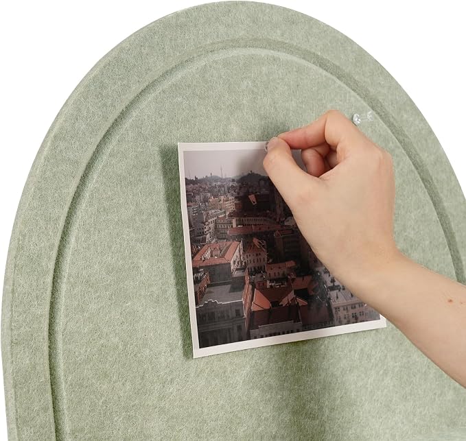 Arched Felt Bulletin Board, Foldable Picture Self-Adhesive Boards - Image 5