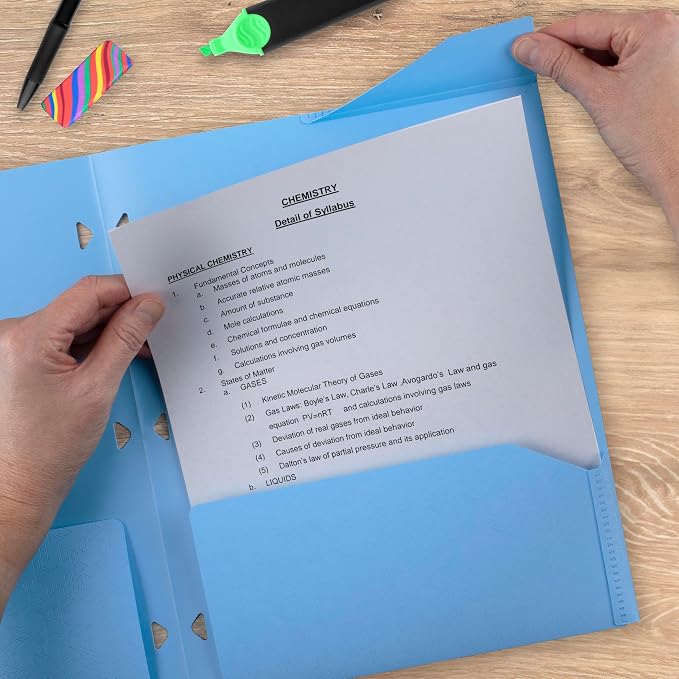 Five Star 2-Pocket Folder, Plastic Folder - Image 6