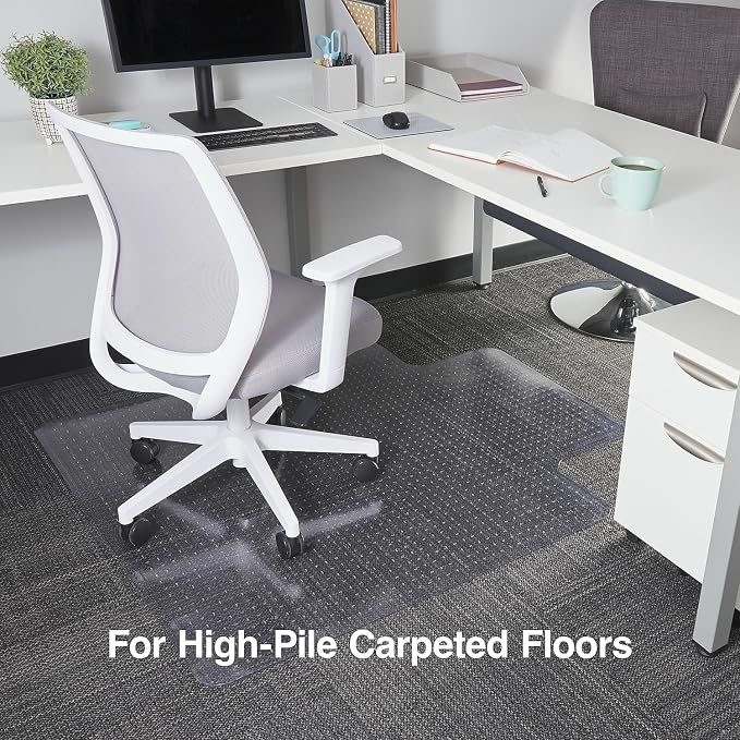 Staples Carpet Chair Mat with Lip - Image 2