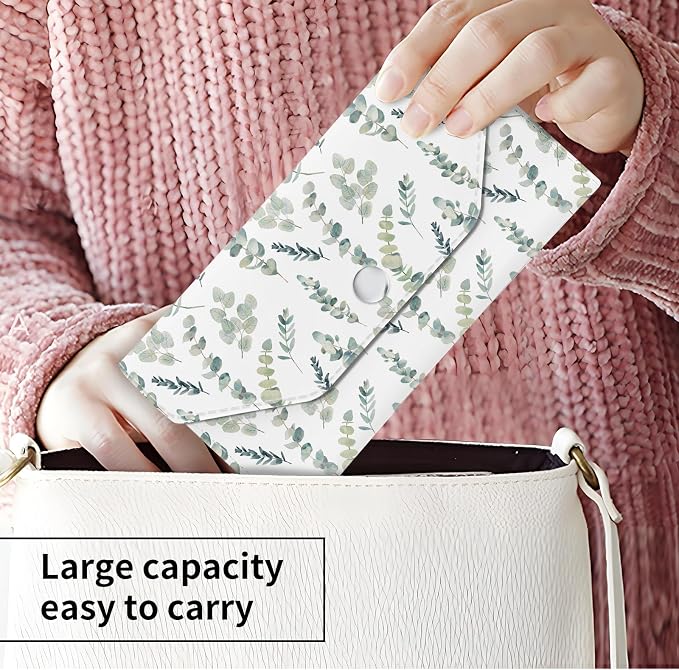 Cash Envelope Wallet Cute PU Leather Envelopes Bag - Image 2