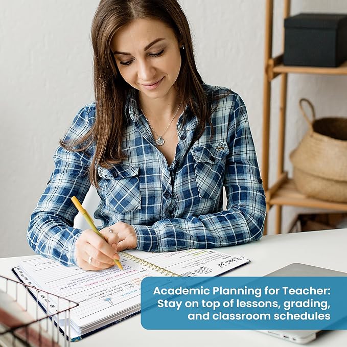 Planner 2026–2027, Academic Monthly Weekly Spiral Calendar, July 2026 – June - Image 7