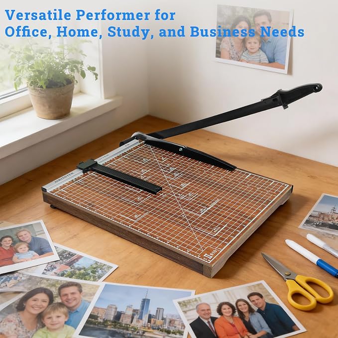 A3 Guillotine Paper Cutter Trimmer, 10-12 Sheets Capacity - Image 6