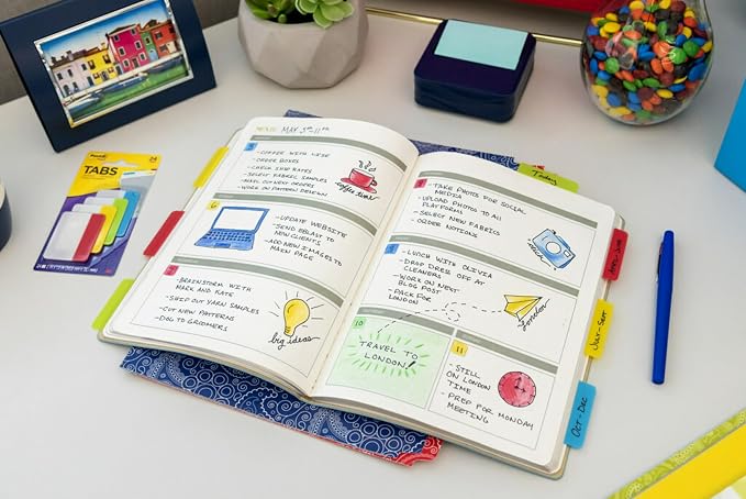 Post-it Tabs, 2 in, 6 Tabs/Color, 5 Colors, 0.4" x 2.8" - Image 7