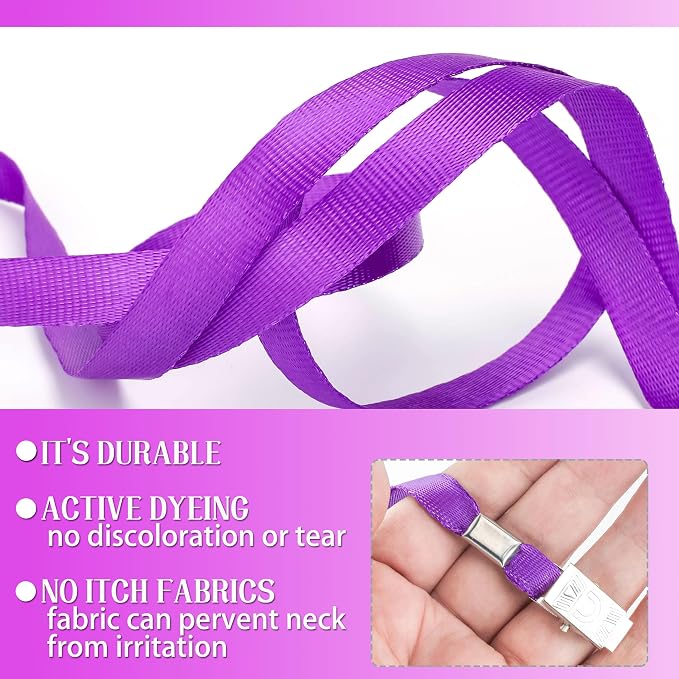 LOCONHA 100 Pack Purple lanyards Lanyards - Image 4