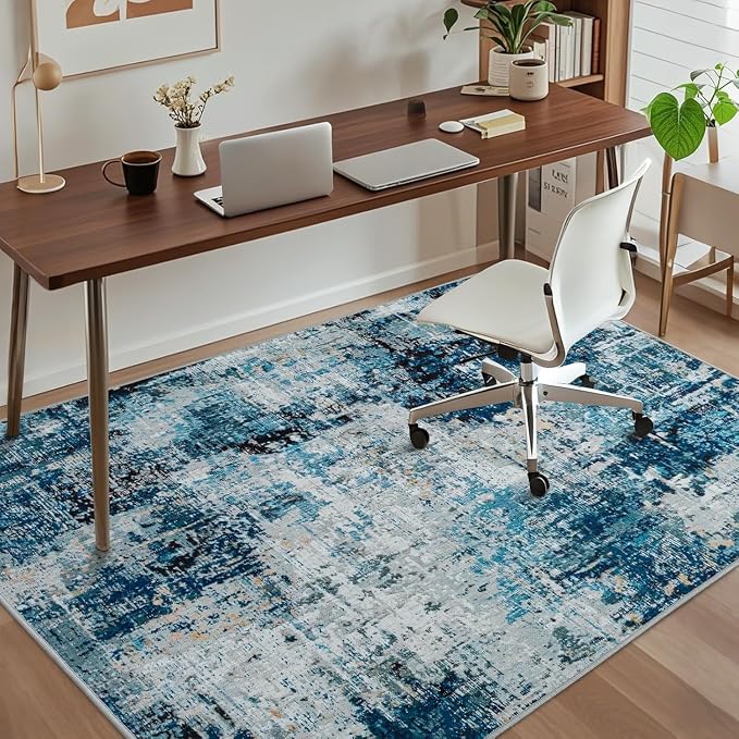 Office Chair Mat for Hardwood Floor, Machine Wash by CHAKME