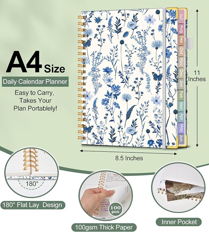 Academic Planner 2026-2027, Hardcover Weekly and Monthly Calendar Planner from - Image 5