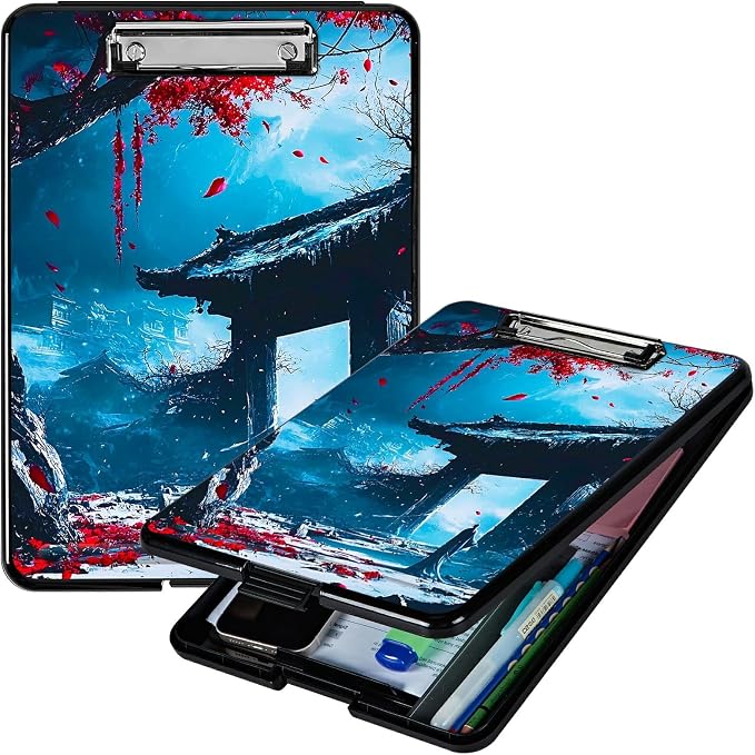 Red Leaf Castle A4 Clipboard by Unknown