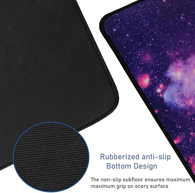 Gaming Mouse Pad, 31.5x15.7x0.12 inch Waterproof Computer Keyboard Mouse Mat - Image 3