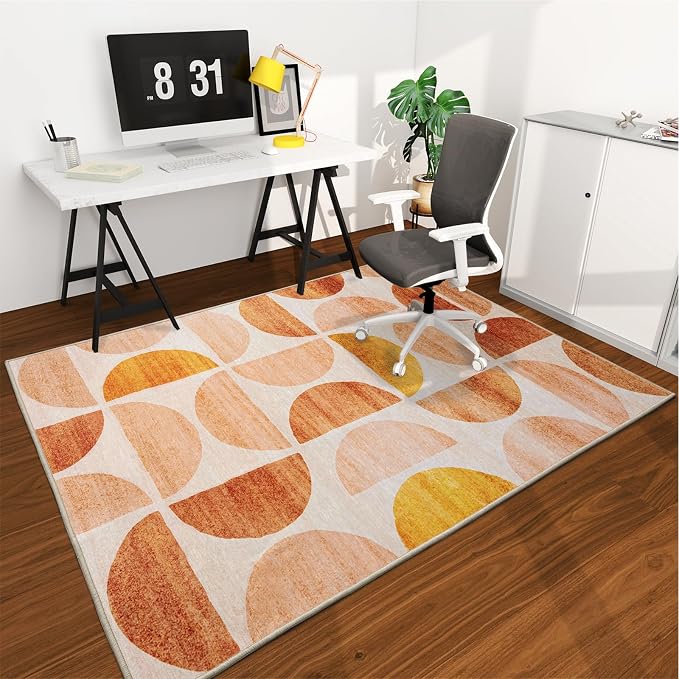 Office Chair Mat for Hardwood Floor, Machine Wash by CHAKME