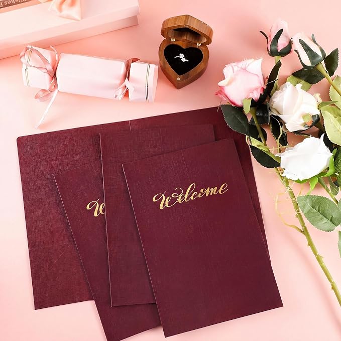 Affrolling 50 Pack 6 x 9 Inch Welcome Pocket Folders Church Visitor Welcome - Image 5