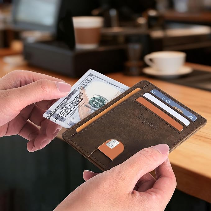 Espera Slim Minimalist Front Pocket Wallet - Image 6