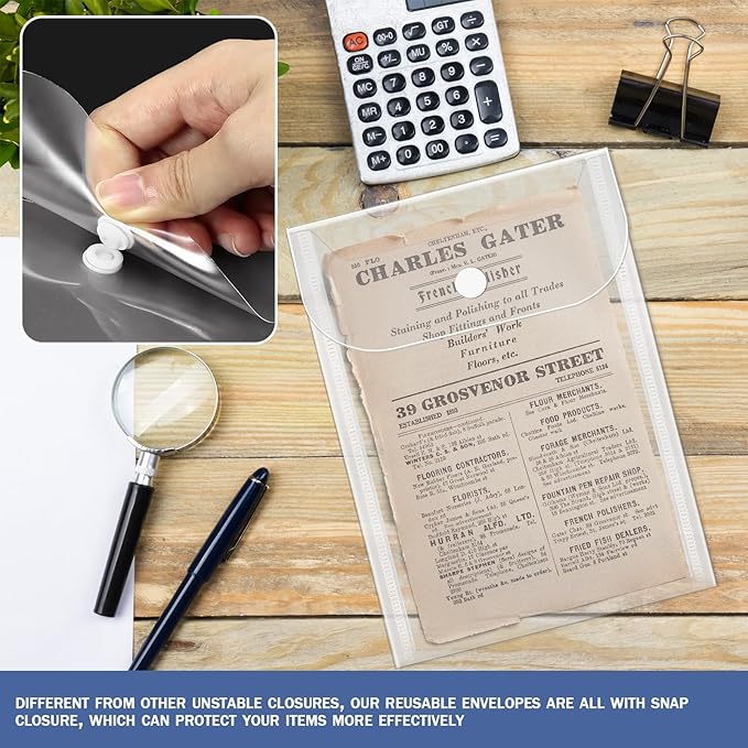 Vmiapxo 20 Pcs Small Plastic Envelopes - Image 5