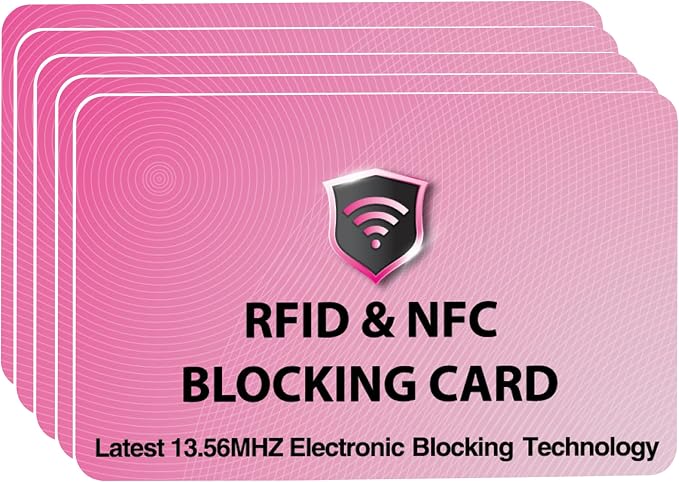 SaiTech IT 5 Pack RFID Blocking Cards Protect Your Entire Wallet, and Cards by SaiTechIT